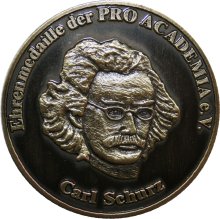 Vorderseite der Carl-Schurz-Medaille